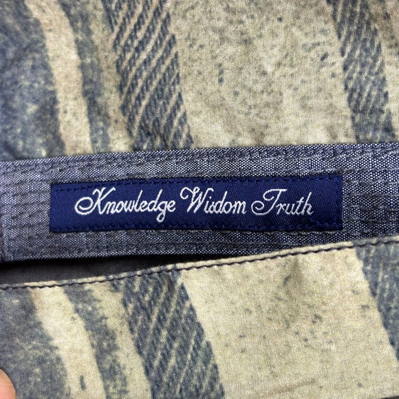 Robert Graham Men Long Sleeve Button Shirt Sz L Art Flip Cuff Party City Graphic - Picture 10 of 15